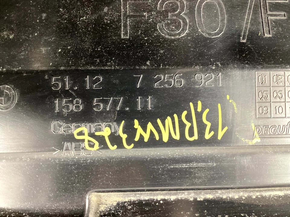 2013 - 2016 BMW 328I XDRIVE REAR BUMPER CENTER REINFORCEMENT BRACKET OEM . - Image 2 of 4