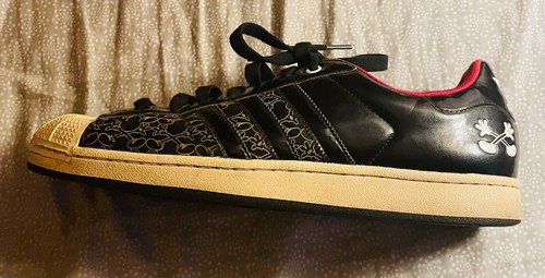 AUTÉNTICOS ZAPATOS PARA HOMBRE ADIDAS DISNEY ORIGINALES SUPERSTAR MICKEY MOUSE X talla 12 - Imagen 8 de 15