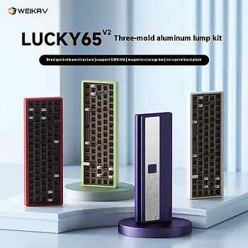 Weikav Lucky65 V2 Mechanische Tastatur mit 3 Modi