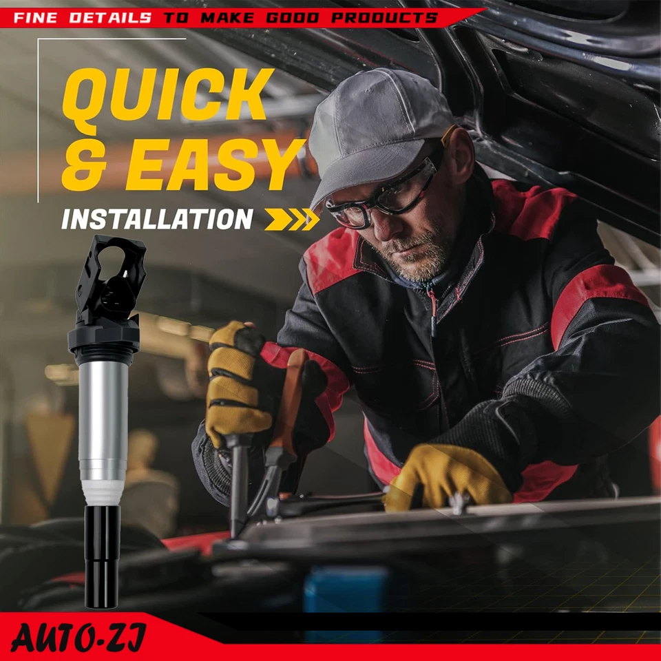 6X Ignition Coil & 6X Spark Plug for BMW 128i 328i 528i 530i X5 X3 3.0L L6 UF667 — 第 3/4 张图片