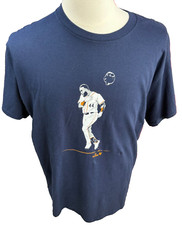 MLB Yordan Alvarez #44 Houston Astros Wear Moment Blue Tee Large NEW