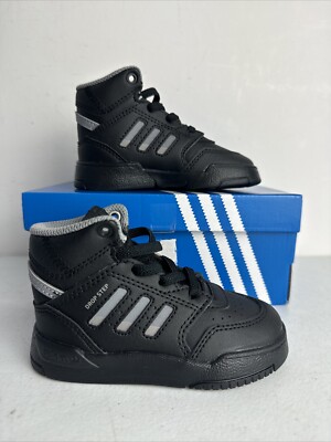 Adidas Drop Step Mid Kleinkind schwarz Größe 6 Turnschuhe brandneu