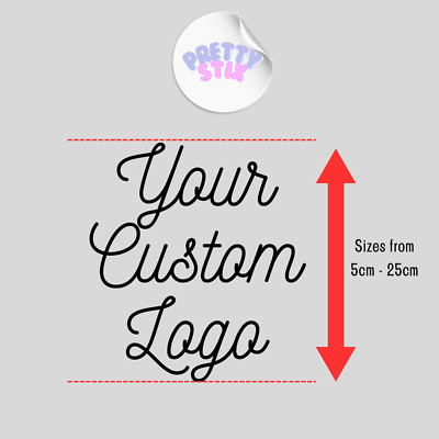 Swag Labels Personalised Custom Vinyl Decal Sticker Transfer Your Logo Name Label ...