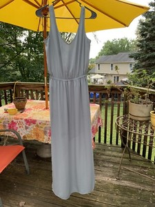 heather halter dress silver sage crisp