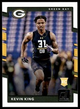 2017 Donruss #379 Kevin King RC Green Bay Packers