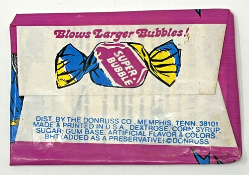 1978 DONRUSS 🔥🔥 SCREAMIN GLEAMIN 🔥🔥 GLITTER IRON-ONS SEALED WAX PACK - RARE - Picture 2 of 3