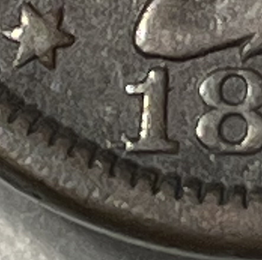 1847 Braided Hair Large Cent Strongly Repunched Date eBay