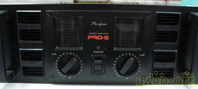 ACCUPHASE power amplifier PRO-5 operation confirmed PA Pro