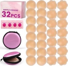 32 cubrepezones reutilizables para mujer, cubrepezones, cubrepezones.neuvo.2025.