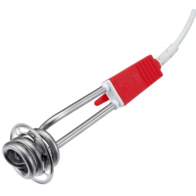 Rommelsbacher RT 350 Reisetauchsieder Edelstahl Tauchsieder 350 Watt rot-weiß