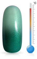 Jolifin LAVENI Shellac - Thermo green-white leaf 12ml #S1246