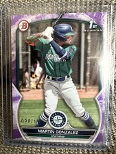 2023 Martin Gonzalez /199 Purple Parallel Seattle Mariners 1st