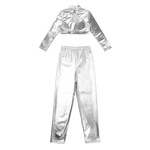 Kids Boys Girls Dance Outfits Youth Sweatshirt And Pants Stage Performance Jazz - Picture 45 of 51