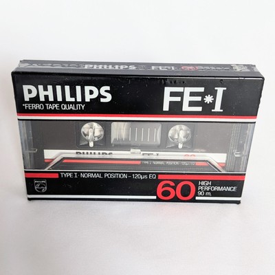 Phillips FE1 60 Minuten neu und versiegelt leeres Kassettenband