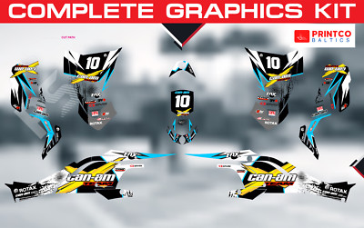 Can-am DS 450 DS450 complete graphics kit 21 mil