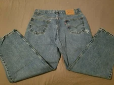 Mens Vintage Levis 550 Jeans 36x30 Relaxed Straight Denim Pants 34x30
