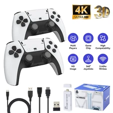 4K HDMI TV 20000+ Video Game Stick Retro Gaming Console w/ 2 Wireless Controller
