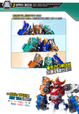 Dino Core Season 2 MAMMOTH ATTACKER Elephant Transforming Dinosaur