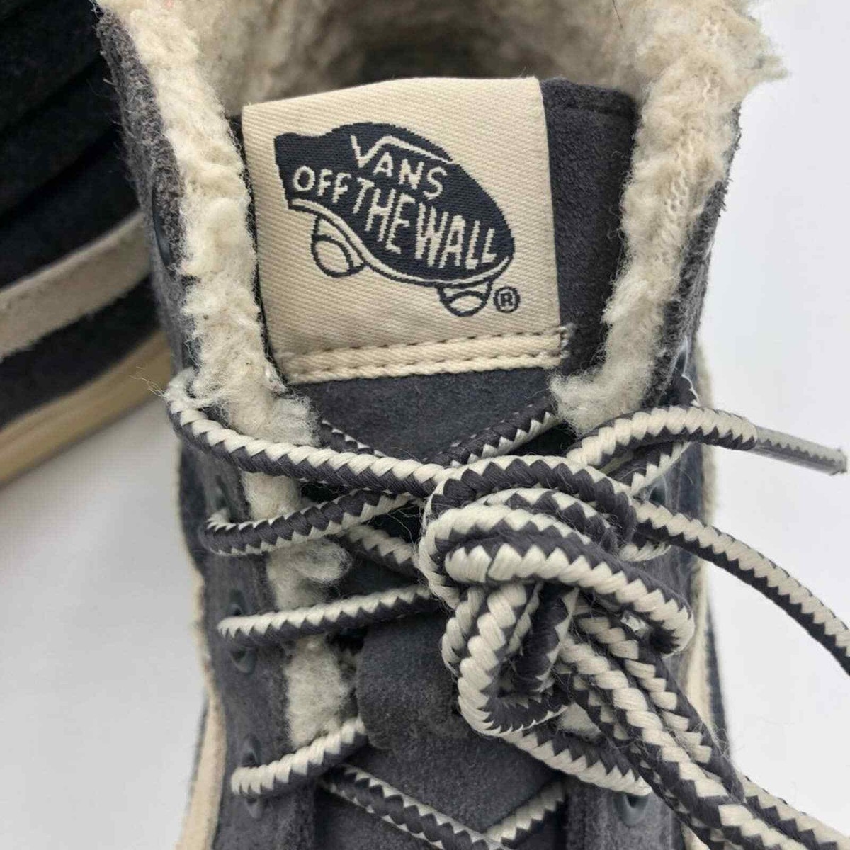 VANS Gray Suede SK8-HI Skateboard Sneaker Unisex US Men