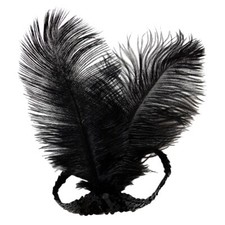 2pcs Sequins Feather Headpiece1920s Flapper HeadbandMardi Gras Carnival Party...