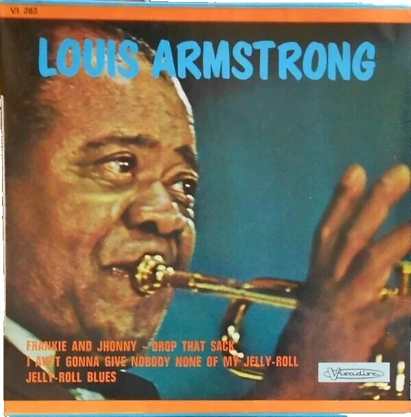 Louis Armstrong 45 RPM Speed Vinyl Records