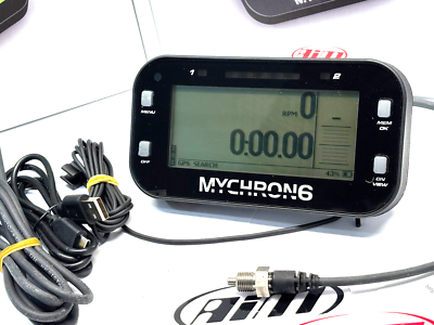 AIM Mychron 6 GPS Datalogger Unit, Water Temp Sensor & RPM Lead 