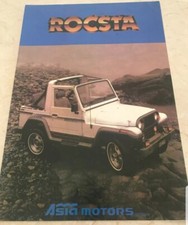 1994 ? ASIA ROCSTA JEEP Australian  Sales Brochure RARE