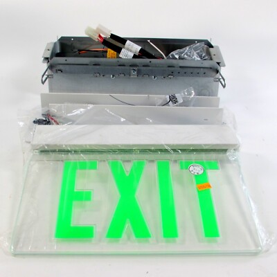 Lithonia EXIT SIGN LRP W 1 GC 120/277 EL N PNL LED + ELA G LRIS 120/277 EL N Kit