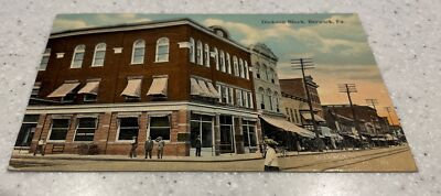 Dickson Block Berwick PA Postcard 1927 Rare Could Not Find Another Example