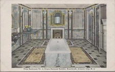 Postcard Prize Bathroom No 2 Crane National Exhibit Boardwalk Atlantic City NJ 