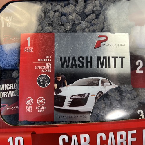 Platinum Series 10 Piece Car Care Kit (Wash, Dry & Detail) NIB Microfiber - Picture 5 of 9