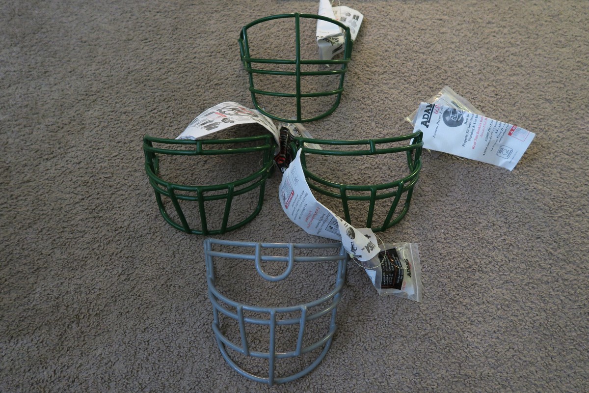 LOT OF 4 Adams Football Helmet Facemask/Faceguard A2000 With Hardware | eBay LOT OF 4 Adams Football Helmet Facemask/Faceguard A2000 With Hardware | eBay