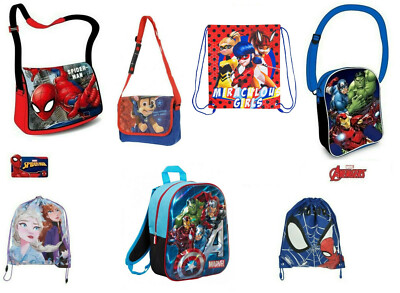 Kinder Rucksack Marvel Spiderman Miraculous Ladybug P.E. Turnschulrucksack Tasche