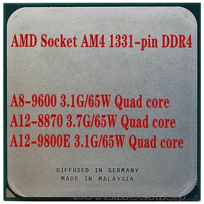 Amd A6 9500 A12 70 A12 9800e 65w Amd Socket Am4 1331 Pin Ddr4 Quad Core Cpu Ebay