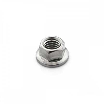 Titanium Flanged Nut M6 x 1.0mm  Extra Small