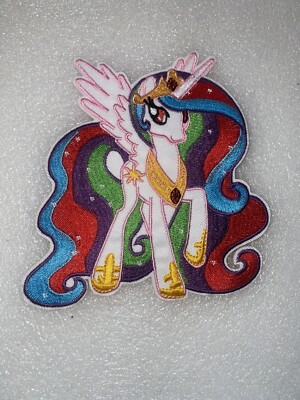 My Little Pony Pinkie Pie Patch bestickt Abzeichen bügeln aufnähen T-Shirt Tasche 16x12