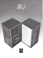 "Acoustic Research AR-4xa Speaker System" Product Literature, 2-page Flyer, 1973