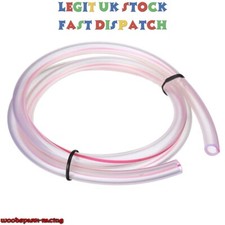 1 METER CLEAR RUBBER FUEL LINE HOSE PIPE MOTORCYCLE BIKE PIT DIRT QUAD 8MM X 5MM