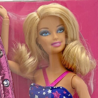 Barbie Fashionistas - Barbie Doll wearing Blue Dress with Child-Sized Ring  | eBay