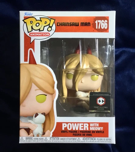 Funko Pop! Chainsaw Man 1766 Power w/Meowy Chalice Exclusive + Protector