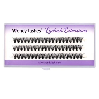 WENDY LASHES Wendy Cluster Lashes Cluster Eyelashes Individual False Eyelashes D Curl 0.07mm