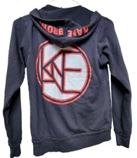 Kane Brown Black Hoodie Size S Country Music Heavy Duty Zip Front 2 Sided