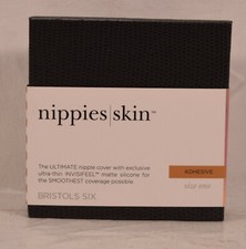 Nippies Skin Adhesive Silicone Cover Pasties Size One A D Cup Dark New