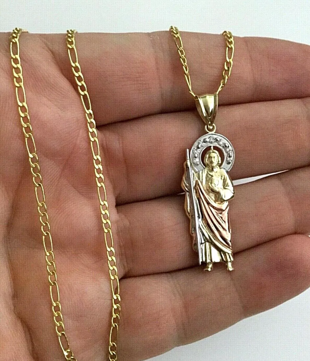 10K GOLD SAINT JUDE NECKLACE 20