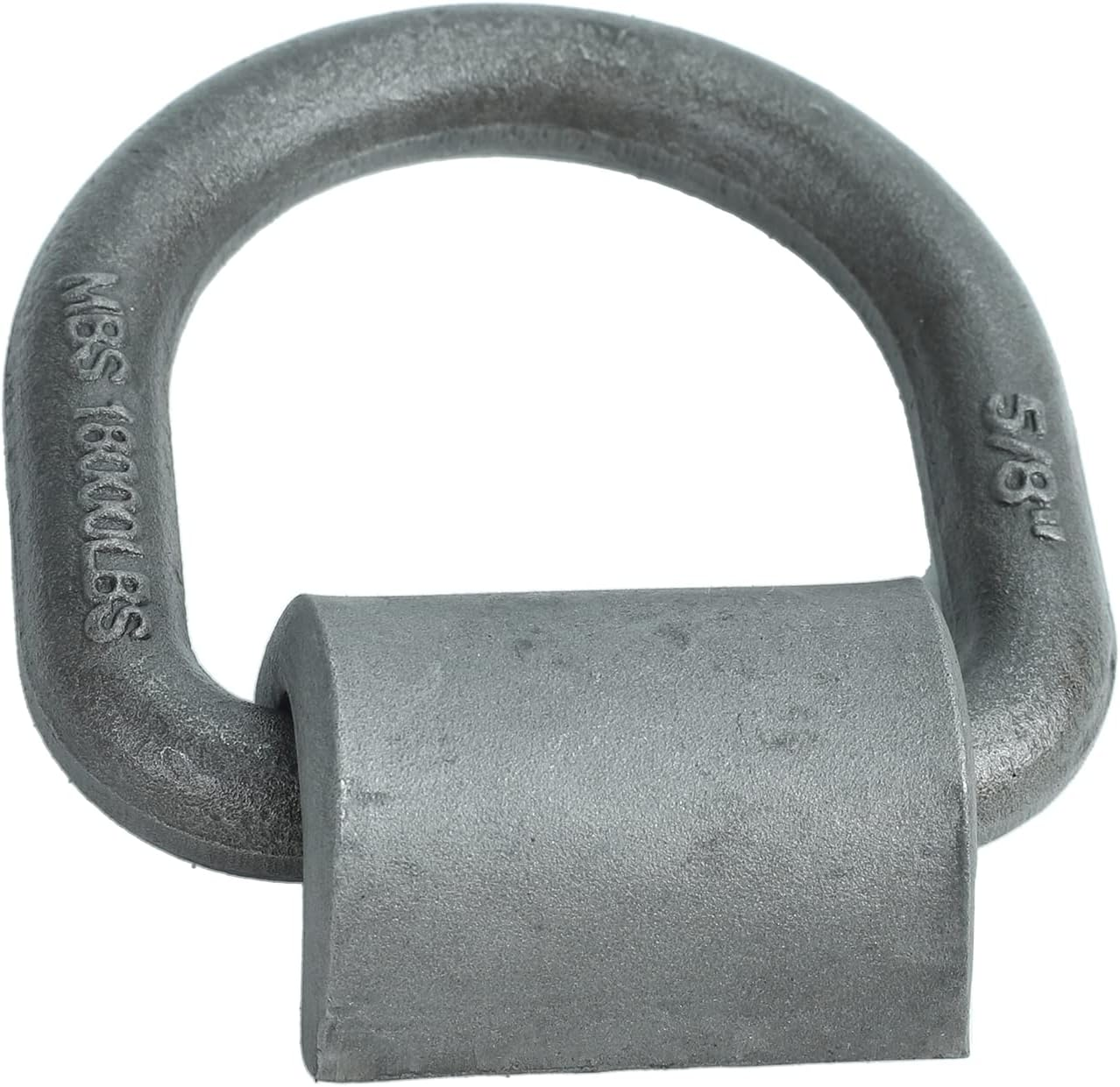 5/8" 18000LBS Heavy Duty WeldOn D Ring with Welding Clips for
