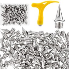 50pcs Track Spikes Stainless Steel Spikes for Short Running Shoes 3/8" Track ...