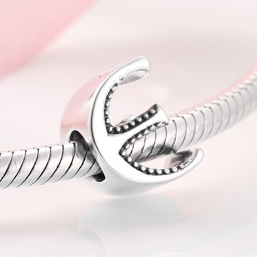 Charms Armband 925 Sterling Silber Alphabet A - Z Buchstaben Anhänger Geschenke. - Bild 6 von 38