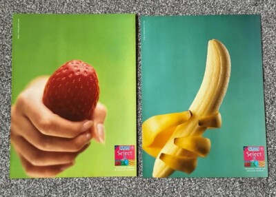 Vintage Collectable 1996 Magazine Advert Picture Durex Select Condoms Ad x 2