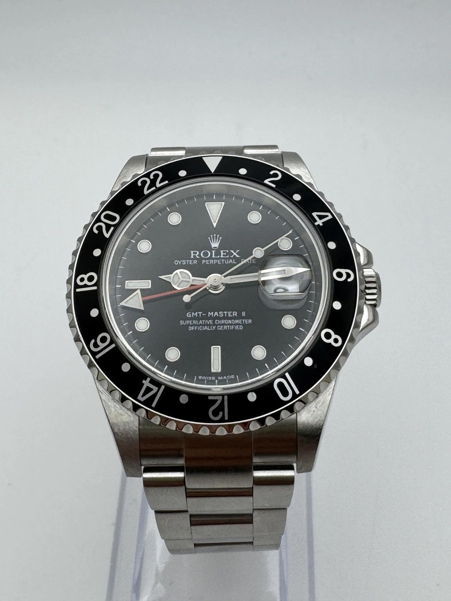 2006 Rolex GMT-Master II 16710 40mm Collectors 'Stick' Error Dial