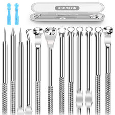 Uscolor 8Pcs Blackhead Remover For Face Pimple Popper Tool Kit Comedone Pimple